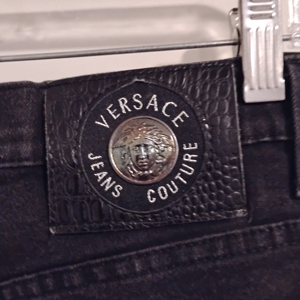 Versace black jeans
